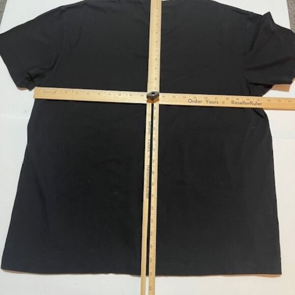 Ralph Lauren Pony Logo Men's Black Tee Shirt with Pocket Size M 100% Cotton - Picture 3 of 7